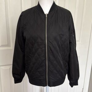 Forever 21 Black Quilted Jacket